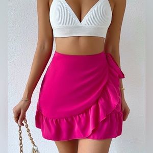 SHEIN wrap around skirt